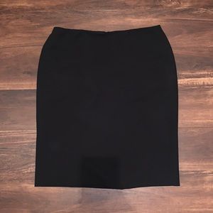 Jones New York Collection Platinum Black Pencil Skirt in Size 10